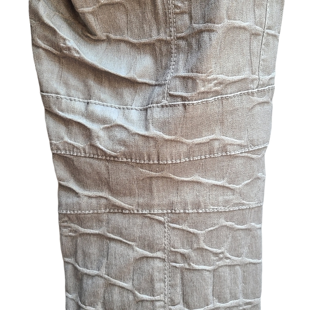 Marc Aurel Reptile Textured Pants - Picture 8 of 12